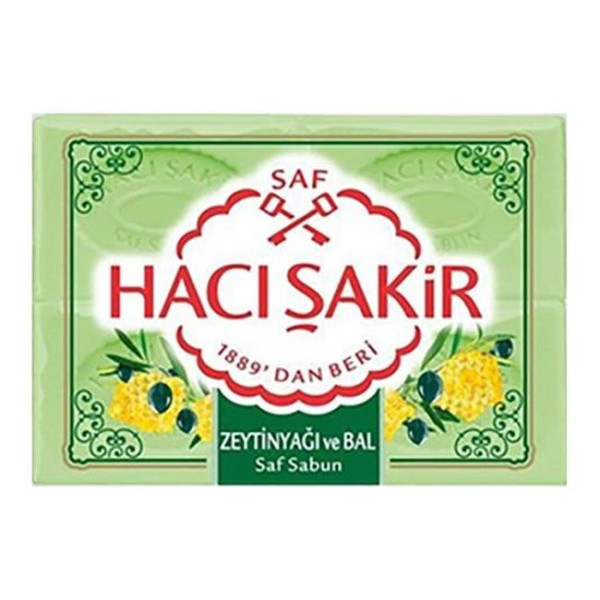 Haci Sakir Olivenöl und Honig Seife 4 x 150 g
