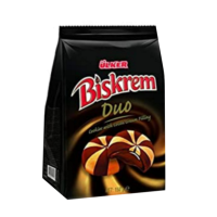 Ülker Biskrem Duo Kekse mit Kakaocremefüllung 150 g