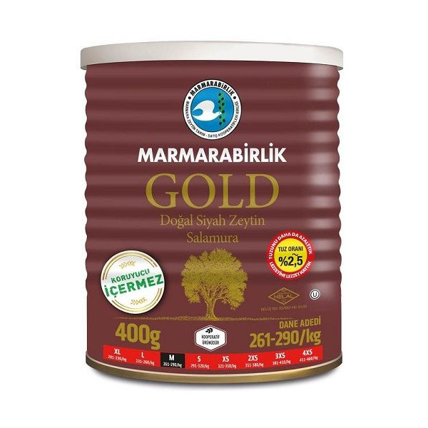 Marmarabirlik Gold Az Tuzlu Niedrige Salzsole M 400g