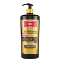 Bioblas Sac dökülmesine karsi siyah sarmisak Sampuani - Shampoo mit schwarzem Knoblauch gegen Haarausfall 1000 ml