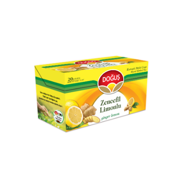 Dogus Zencerfil Limon Cay - Dogus Ingwer Zitronen Tee 32 g (20 Beutel)