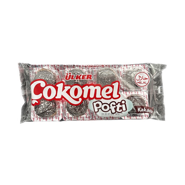 Ülker Cokomel Pofti Marshmallow Bisküvi - Marshmallow Keks 144 g