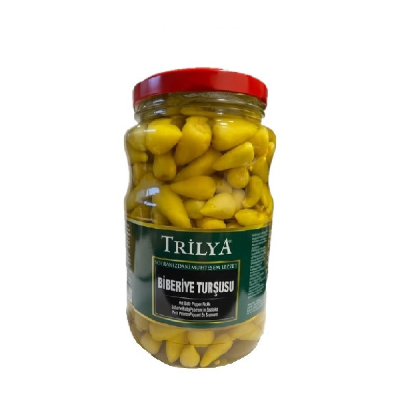 Trilya Biber Tursusu - Scharfe Baby Peperonie in Salzlake  650 g