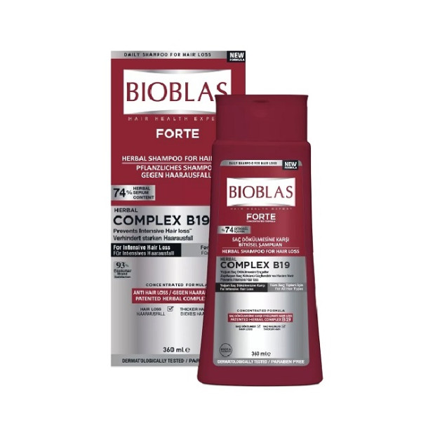 Bioblas Forte Yogun sac dökülmesine karsi Sampuan - Shampoo Gegen intensiven Haarausfall 360 ml