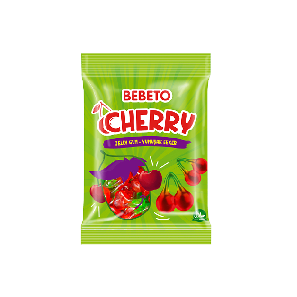 Bebeto Kiraz - Fruchtgummi Cherry 80g