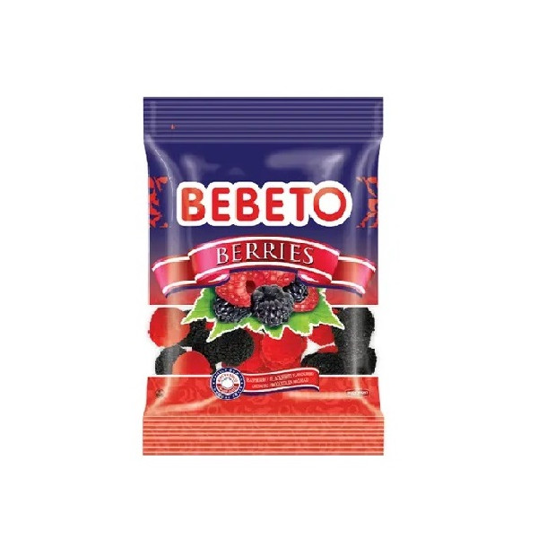 Bebeto Ahududu Bögürtlen  - Fruchtgummi Berries 80g