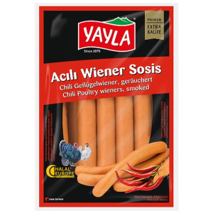Yayla Sosis Wiener Acili – Wienerwurst scharf 400g
