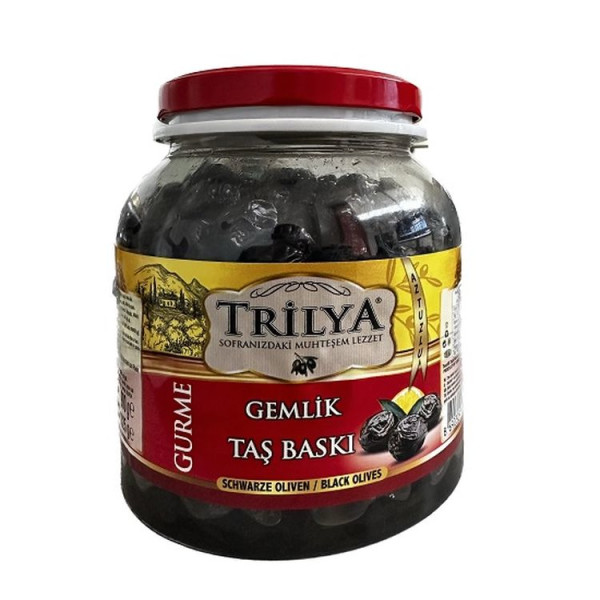 Trilya Gemlik GURME Tas baski - Oliven GURME Steindruck 900g Pet
