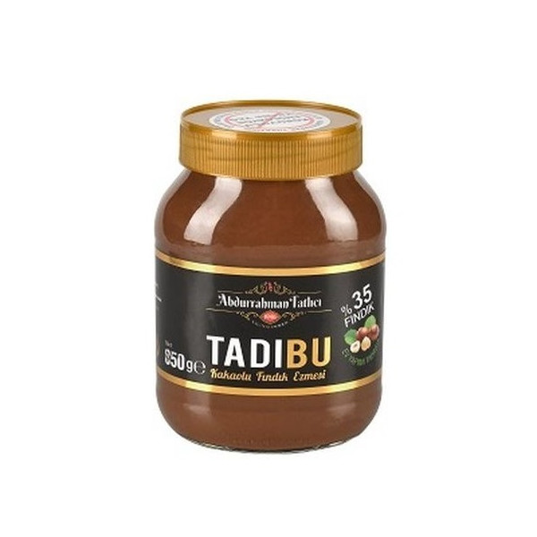 Abdurrahman Tatlici Tadibu Findik Kakao Kremasi - Kakao Haselnusspaste,  35% Haselnuss, ohne Palmöl 850g