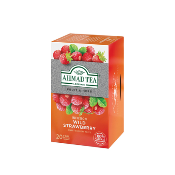 Ahmad Tea Wild Strawbery - Wilde Erdbeeren 40g 20Beutel