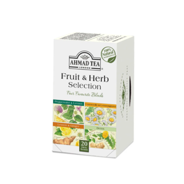 Ahmad Tea Selec.Fruit & Herbal - Ausgewählte Früchte und Kräuter 40g 20Beutel