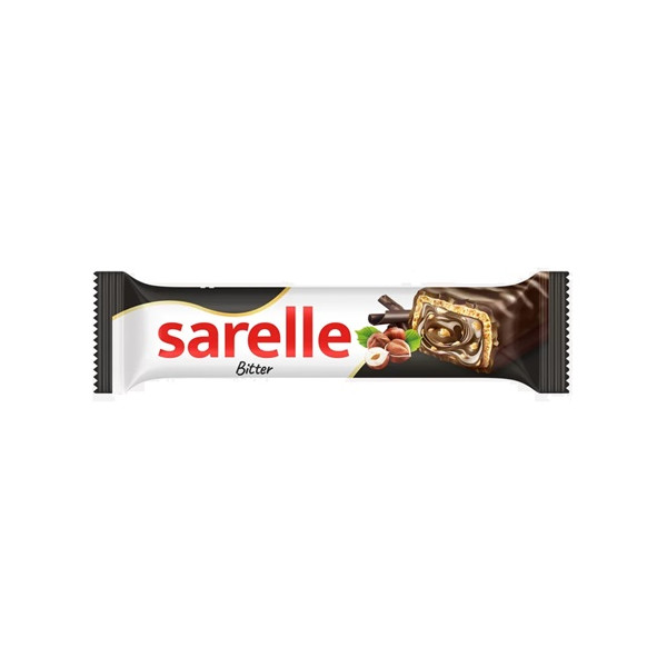 Sarelle Gofret BITTER  - Schokoladenwaffel mit Haselnussstücken bitter 33gr