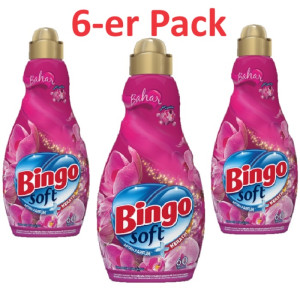 Bingo Soft Bahar - Spring Weichspüler 6 er Packung