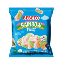 Bebeto Rainbow Twist Marshmallows 250g