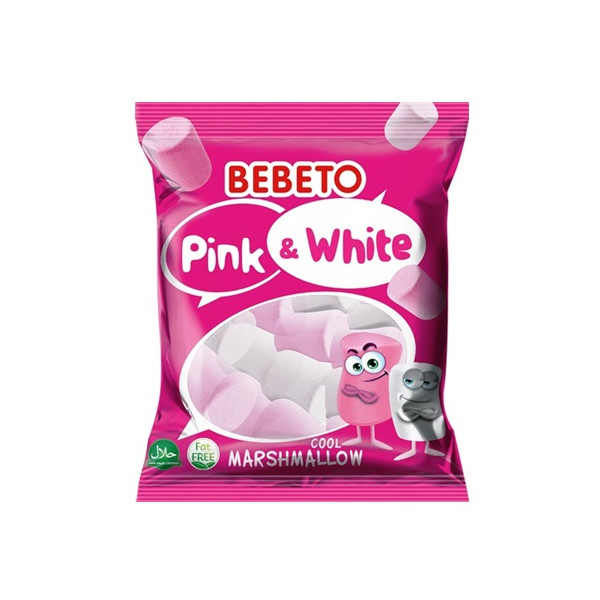 Bebeto Pink & White Marshmallow 250g