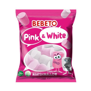 Bebeto Pink & White Marshmallow 250g