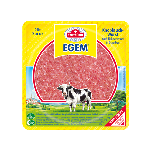 Egetürk Egem Sucuk Dilim - Knoblauchwurst in Scheiben 150g