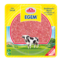 Egetürk Salam Biber Sefasi Dilim -   Geflügelfleischwurst mit Rindfleischanteil 125 g