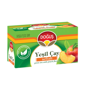 Dogus Yesil Seftali Cay - Gr&uuml;ner Tee Peach 40 g