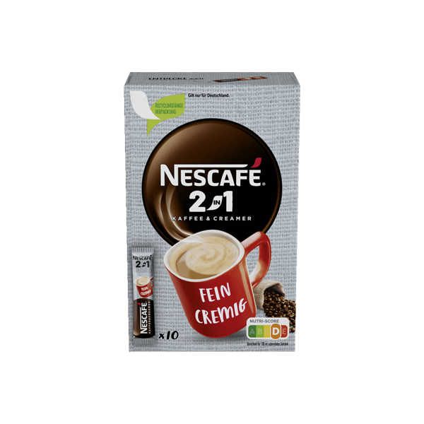 Nescafe 2in1 Kaffee & Creamer 80 g