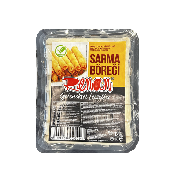 Renan Peynirli Sigara Böregi Sarma Böregi - Teigblätter mit Käsefüllung 12 Stück 400 g