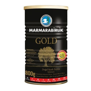 Marmarabirlik Gold Dogal Siyah Zeytin 800 g