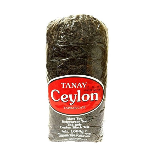 Tanay Ceylon Yaprak Cay - Schwarzer Tee 1 kg