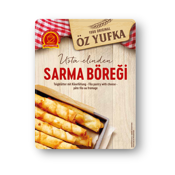 Öz Yufka Peynirli Sigara Böregi Sarma Böregi - Teigblätter mit Käsefüllung 12 Stück 400 g