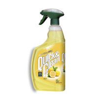 Quick &amp; Clean Temizleyici Limon Yagi - Allzweckreiniger Spray Essig + Zitrone 1 l