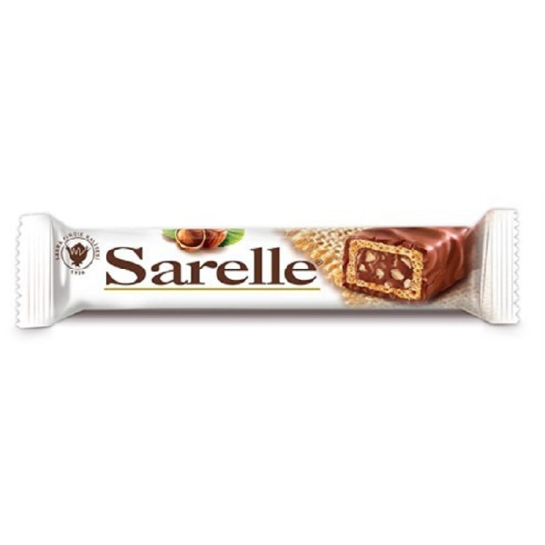 Sarelle Gofret Findik - Schokoladenwaffel Haselnuss Stücke 33gr