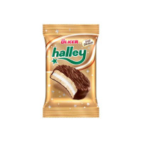 &Uuml;lker Halley Sandwich-Keks mit Schokoladen&uuml;berzug 5er Pack 150 g