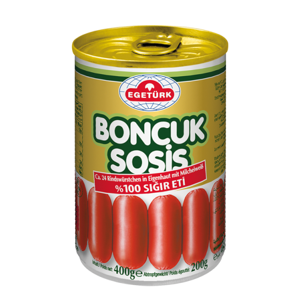 Egetürk Boncuk Sosis - Rindswürstchen 200 g