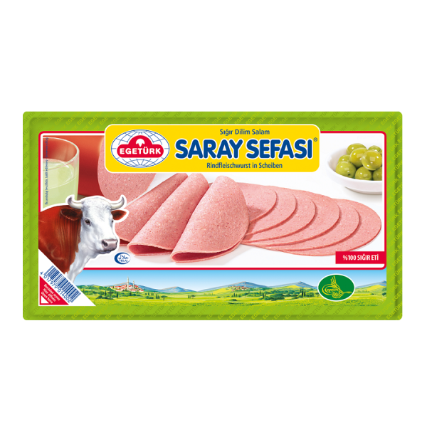 Egetürk Salam Saray Sefasi Dilim - Rindfleischwurst in Scheiben 125 g